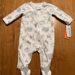 NWT‎ Carter’s wildlife fleece onesie